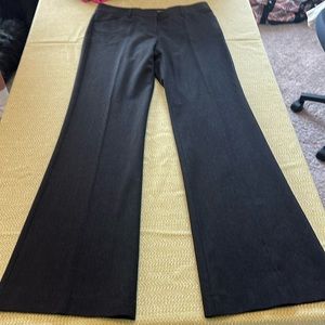 charcoal/ gray/black flared pants/ size 4 Long